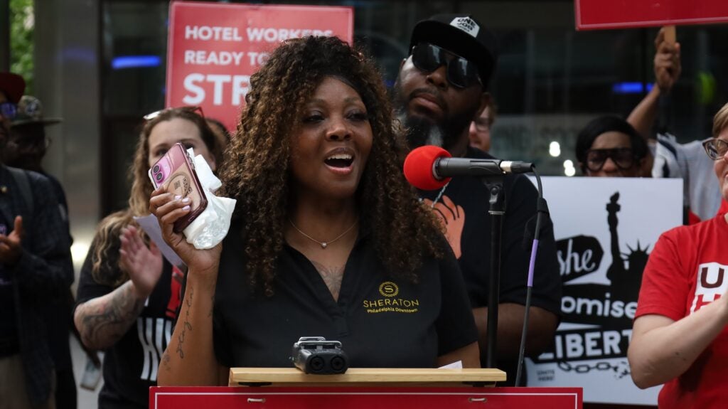 Francine Eason speaks