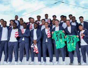 United States men's national soccer team pose