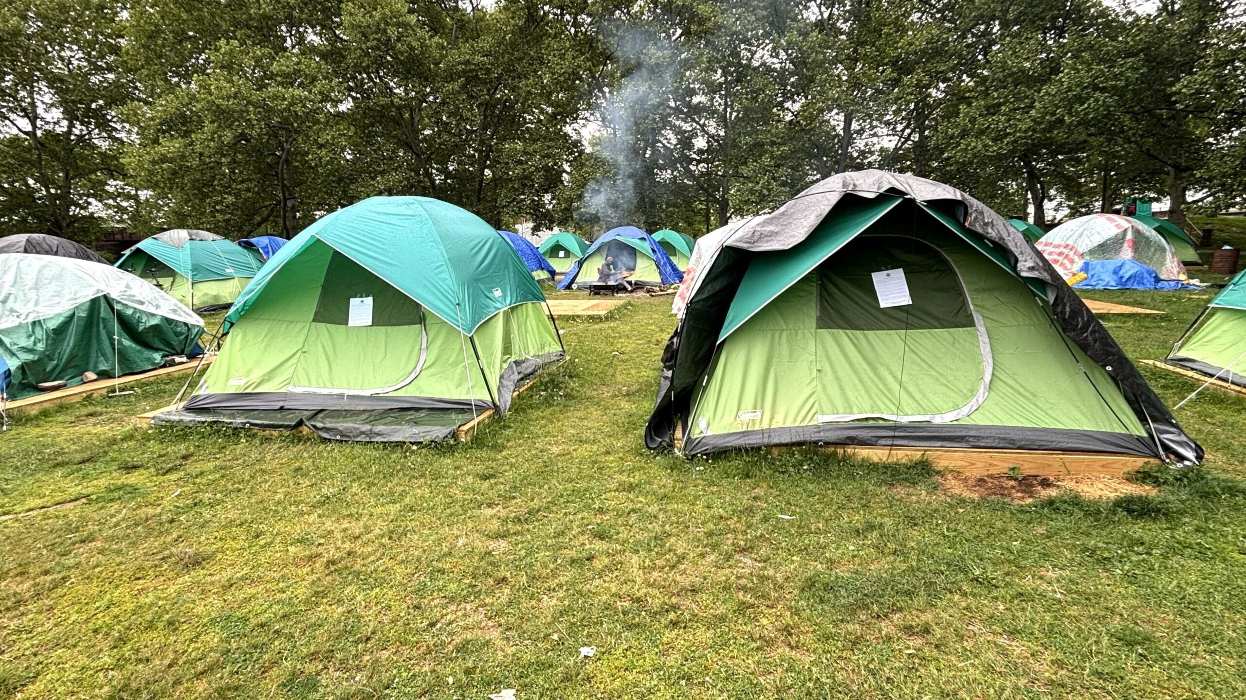 Fear and confusion as Wilmington issues eviction notices at homeless encampment
