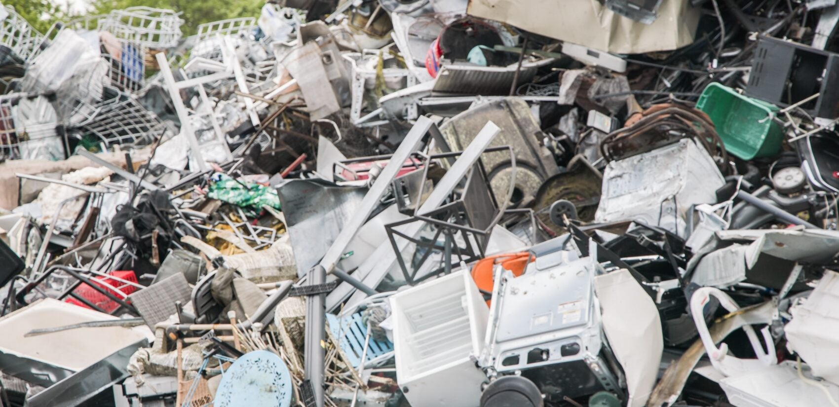 Scrap metal at EMR’s public Sixth Street facility in Camden, N.J.