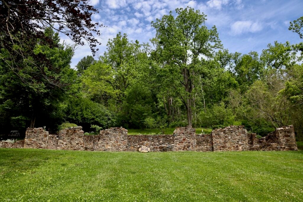 Foundation stones of America's first purpose-built military hospital