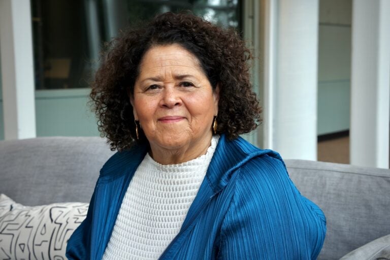 Anna Deavere Smith poses for a photo in WHYY studios.