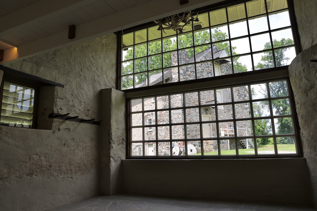 The view of Brinton's Mill most similar to that in ''Night Sleeper'' can be seen from the granary, where the Wyeths lived when they first moved onto the property. (Emma Lee/WHYY)