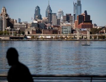 The Philadelphia skyline is seen along the banks of the Delaware River, Wednesday, Oct. 18, 2017. (AP Photo/Matt Rourke)