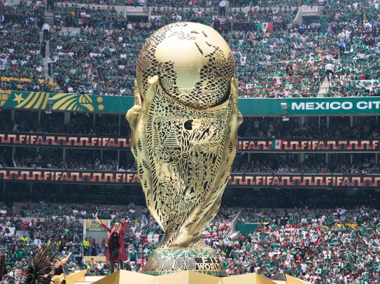 APTOPIX South Africa Mexico WCup Soccer Fher Olvera, lead singer of Mexican pop rock band Mana performs before the start of the World Cup Group A soccer match between Mexico and South Africa in Mexico City, Thursday, June 11, 2026. (AP Photo/Natacha Pisarenko)