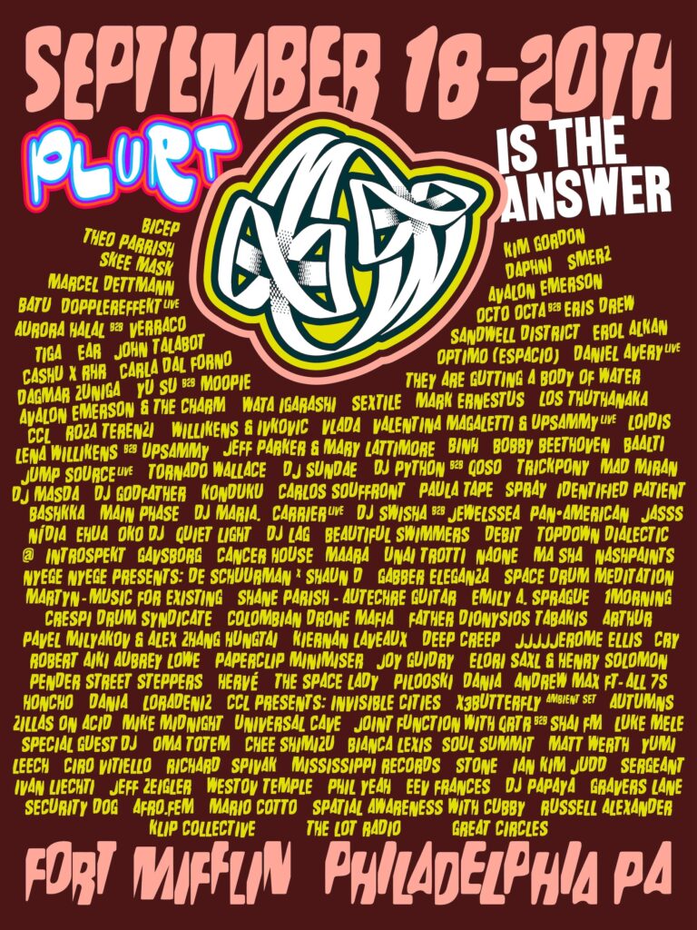 Poster for the festival listing all of the performers