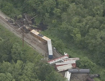 bensalem-derailment-6abc-2026-06-30-1 Overhead photo of the train derailment.