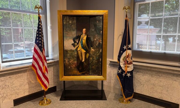 A painting of George Washington