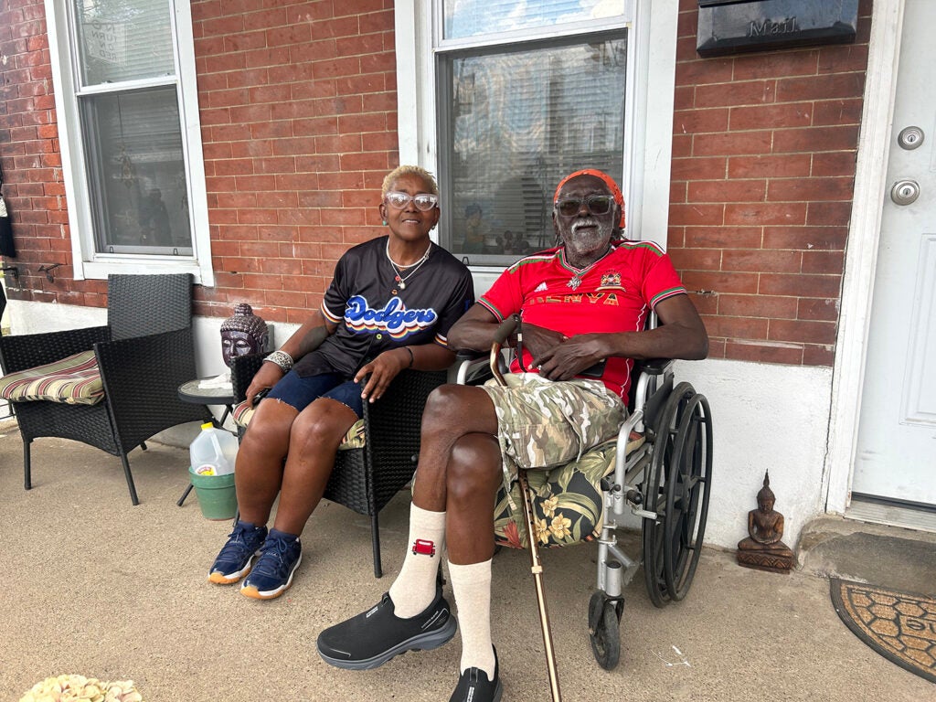 Frances Govens, left, and William Govens, right.