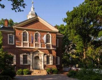 halleast Carpenters' Hall in Old City, Philadelphia.