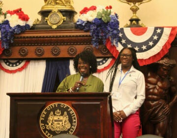 philadelphia-city-government-youth-summit-1 Philadelphia Mayor Cherelle Parker, left, and her counterpart