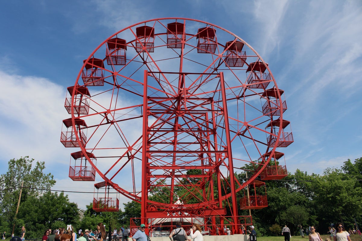 Once a fixture of the Jersey shoreline that shaped Bruce Springsteen, the Phoenix Wheel now stands permanently in the Pennsylvania town where it was made.