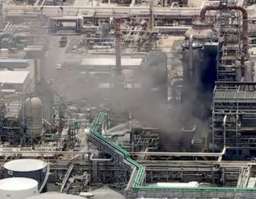 Refinery fire