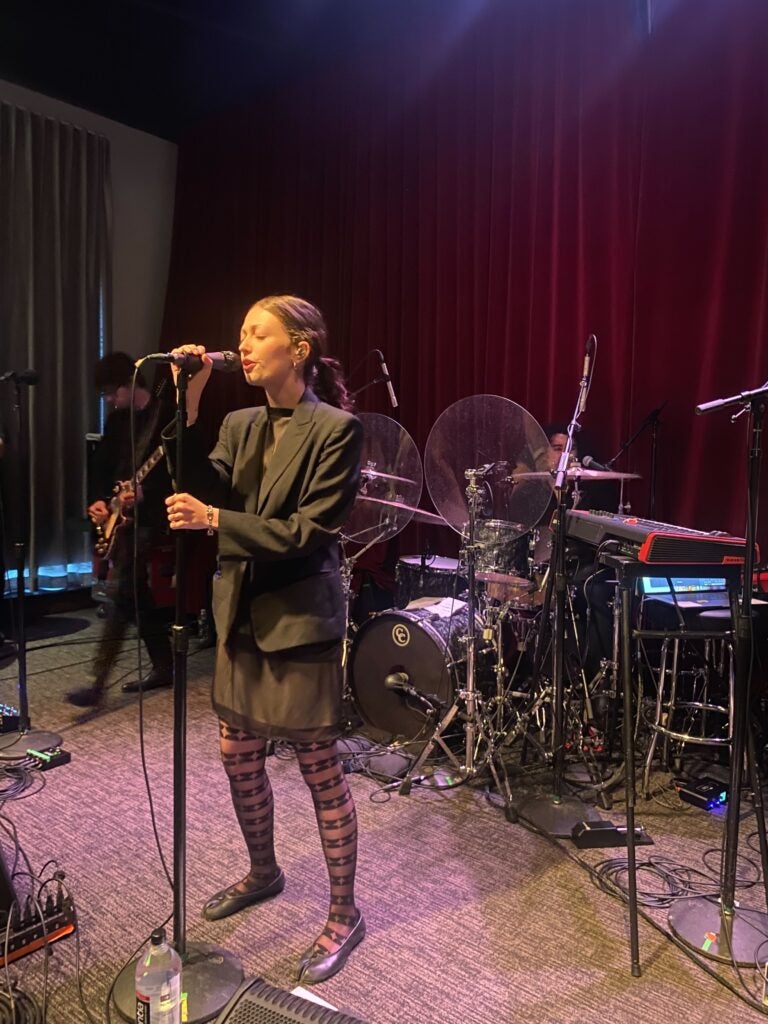 Violet Grohl performs Friday night at The Lounge at World Stage