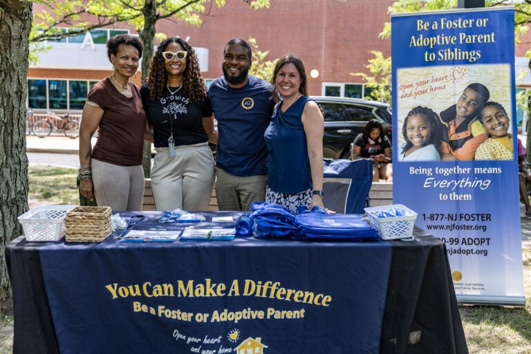 Brandi Harding (left to right), the Deputy Director at the New Jersey Department of Children and Family Division of Child Protection and Permanency, stands with Bruce Williams
