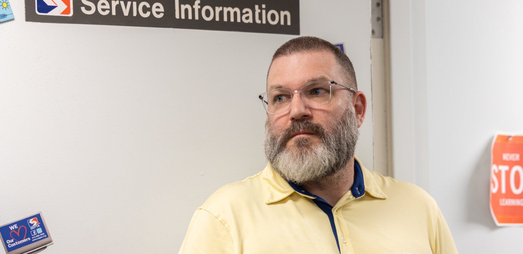 Bart McQuoid, director of customer service at SEPTA.