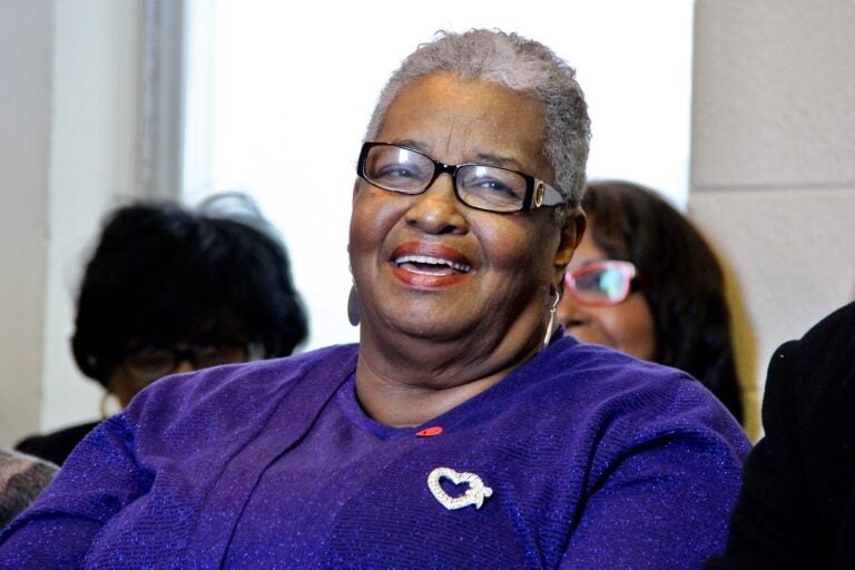 Shirley Kitchen at an event where she endorsed Sharif Street.