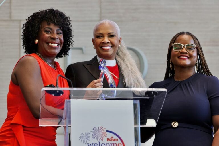 Philadelphia Mayor Cherelle Parker ( left) and her Chief of Staff Tiffany W. Thurman