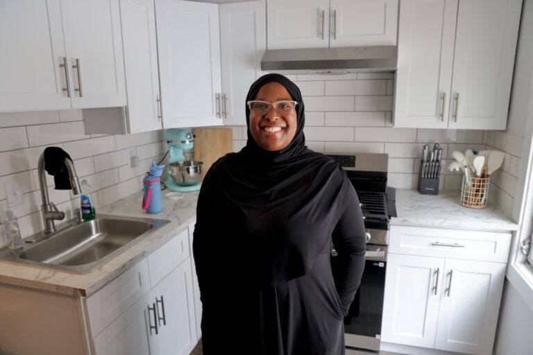 Tanesha Oglesby is pleased to have a new kitchen free of asthma triggers