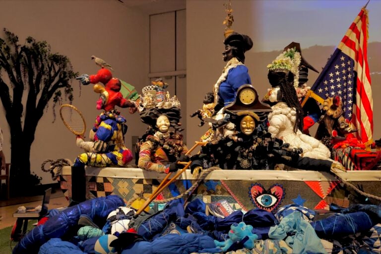 The central piece of vanessa german's ''Miracles and Glory Abound''