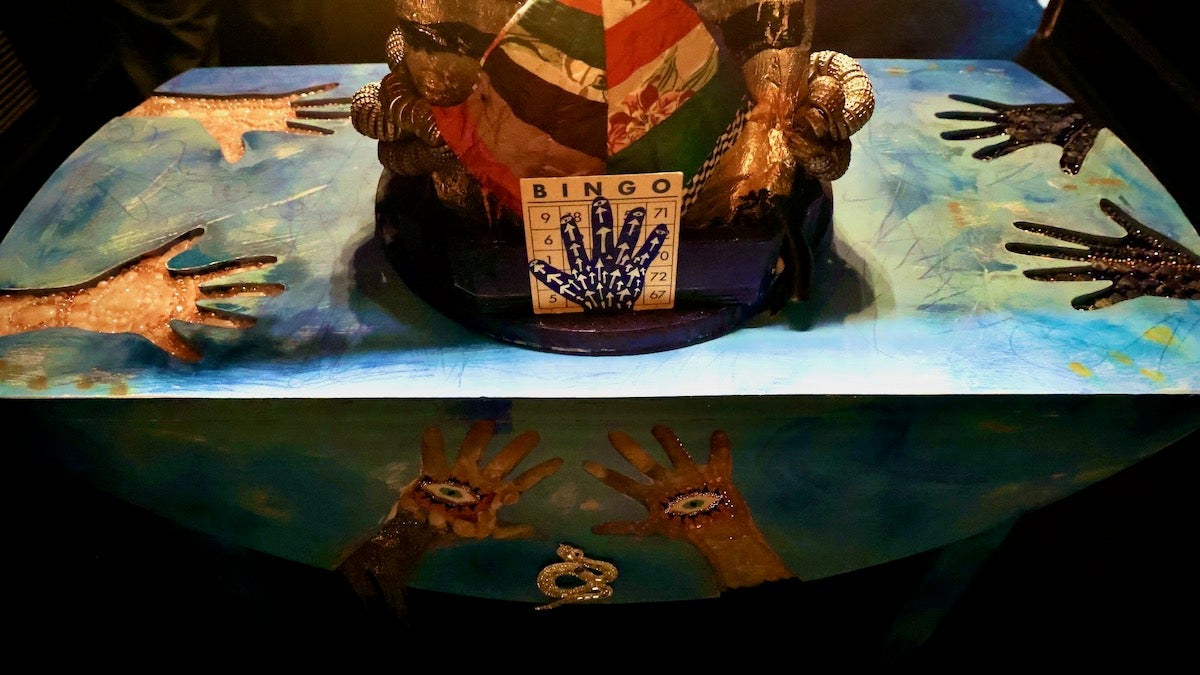 Display at The House, The Oracle, and The Table installation