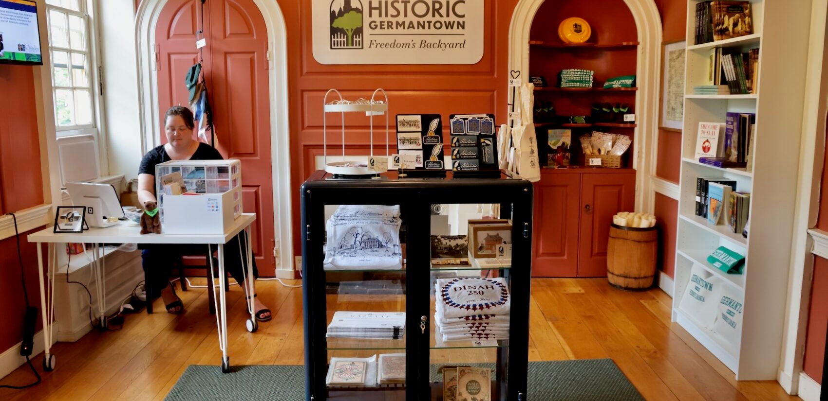 Artifacts on display at the visitor center.