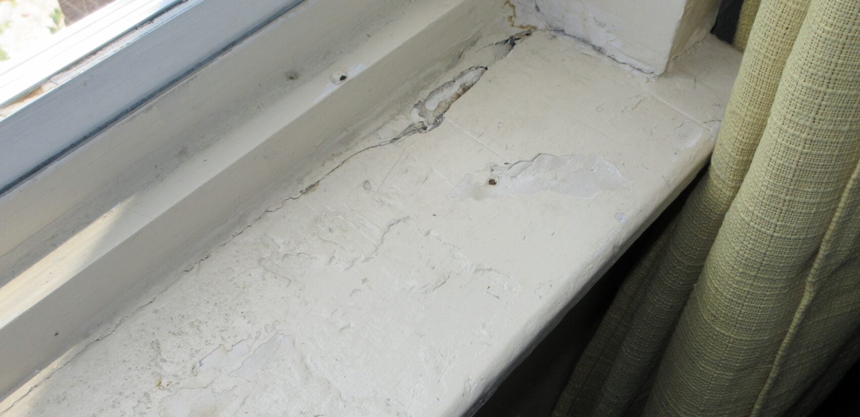 a window sill