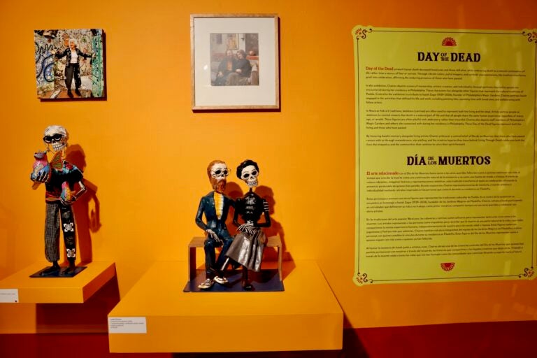 Cartonería sculptures capture the likenesses of Isaiah Zagar and his confederates