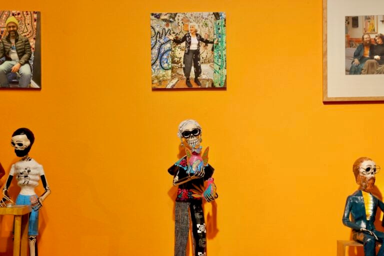 Julia Zagar is depicted in the exhibit ''Living Through Death: Works by Ivette Chaires''