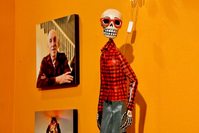 Isaiah Zagar's friend and collaborator Warren Muller is depicted in ''Living Through Death: Works by Ivette Chaires''