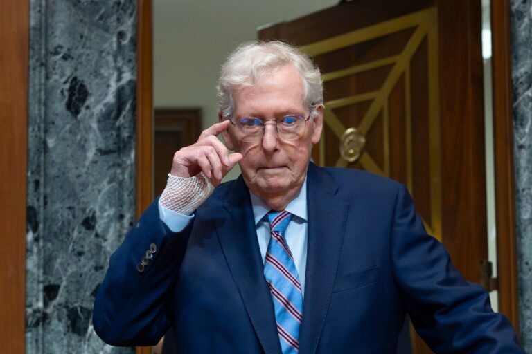 FILE — Sen. Mitch McConnell, R-Ky. at the Capitol in Washington, May 19, 2026. (AP Photo/J. Scott Applewhite, File)
