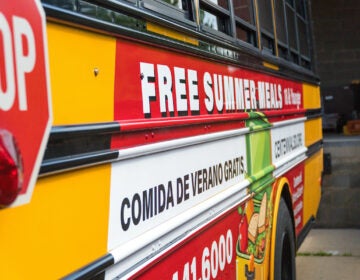 Side of Centennial School District Mobile Lunch Bus