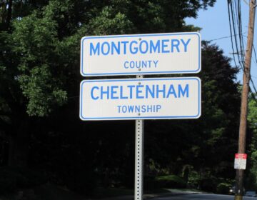 Cheltenhamtownship_07 Cheltenham Township sign on the side of the road.