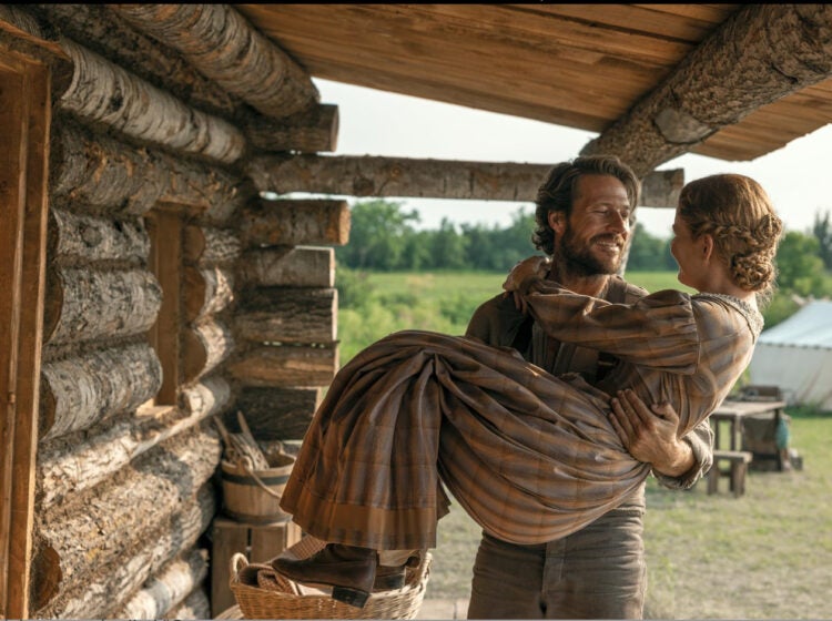 Luke Bracey and Crosby Fitzgerald in Little House on the Prairie
