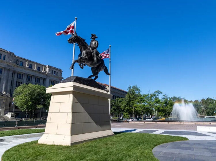 NAMA_FreedomFountain_06162026_LLubanovich12 Caesar Rodney's statue is now in Washington, D.C.'s Freedom Plaza
