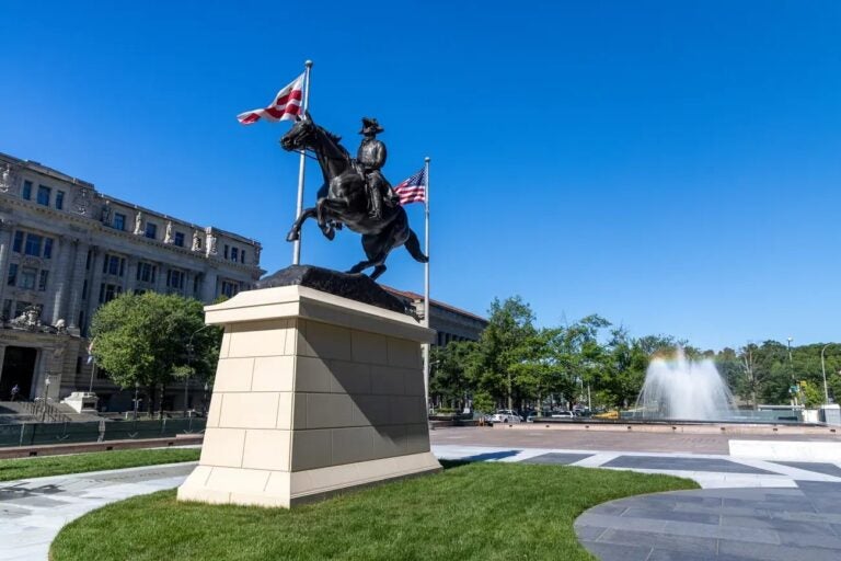 La estatua de Caesar Rodney