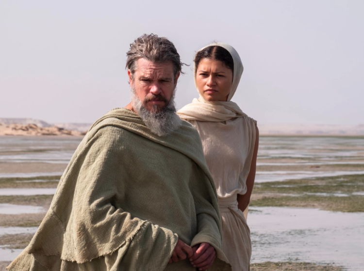 Matt Damon and Zendaya in The Odyssey