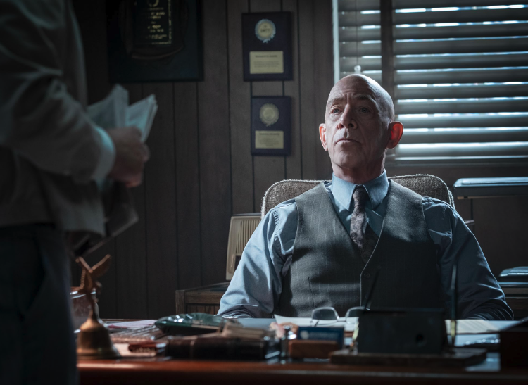 J.K. Simmons and Eamon Sweeney in The Westies