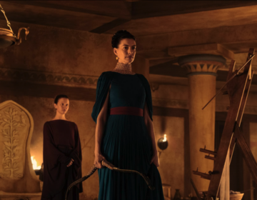 Flicks Anne Hathaway and Mia Goth in The Odyssey