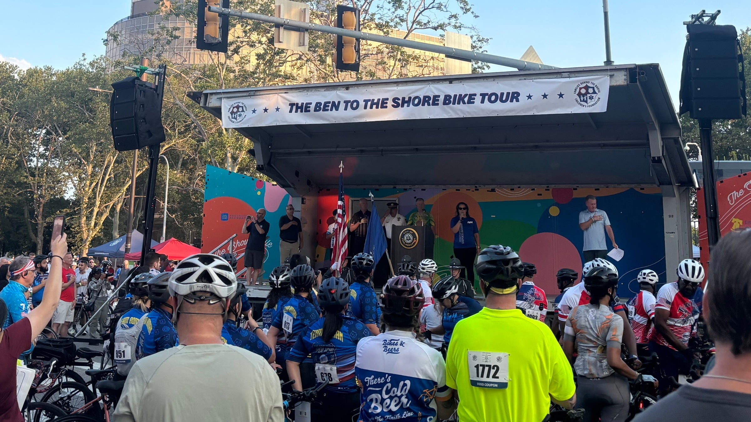 Opening remarks given onstage at the ride