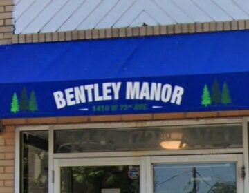 bentley-manor-apartments-philadelphia a sign at the Bentley Manor apartment complex
