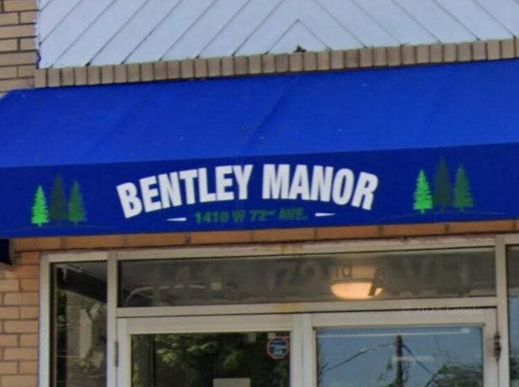 bentley-manor-apartments-philadelphia a sign at the Bentley Manor apartment complex