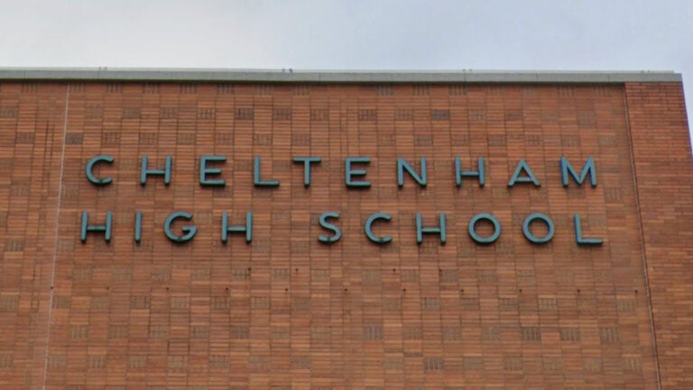 the outside of Cheltenham High School