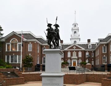 Delaware XGR The rear of Delaware Legislative Hall is seen at the Delaware State Capitol building on Tuesday, June 17, 2025, in Dover, Del.