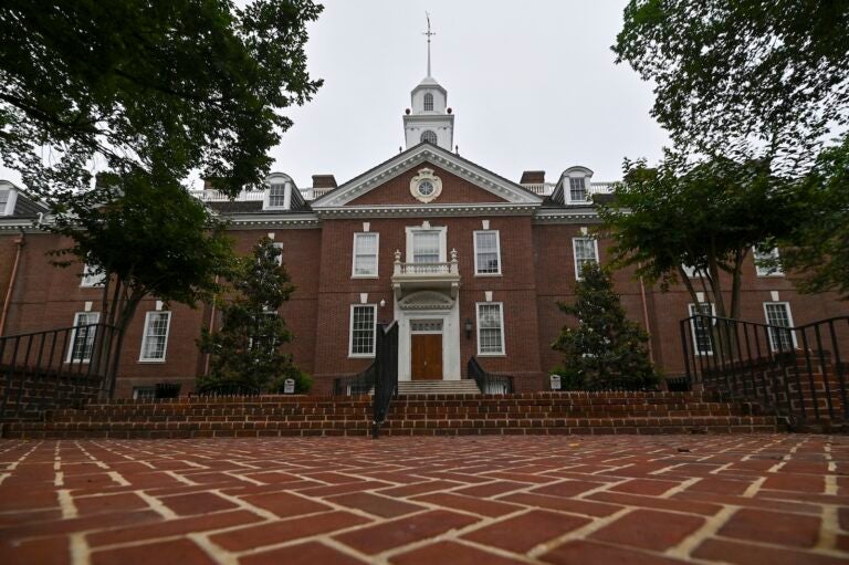 The Delaware Legislative Hall is seen at the Delaware State Capitol building, in Dover, Del. on Tuesday, June 17, 2025.