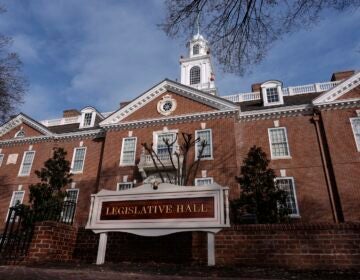 Delaware Legislative Hall The Delaware Legislative Hall, the state capitol building of Delaware, is seen in Dover, Del., Tuesday, Dec. 17, 2024. (AP Photo/Carolyn Kaster)