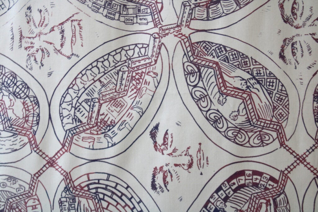 A patterned screen-printing project