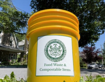 Haverford Township is handing out yellow buckets