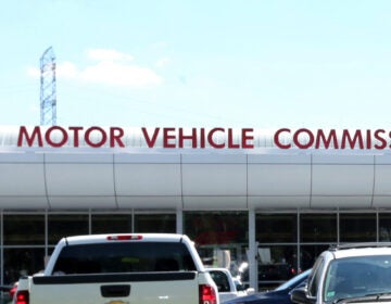 the front of a New Jersey Motor Vehicle Commission location