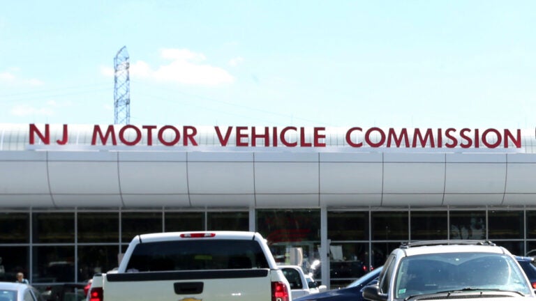 the front of a New Jersey Motor Vehicle Commission location